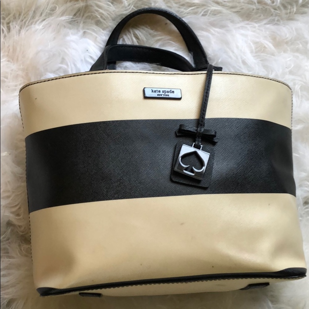Kate spade bag with stripes